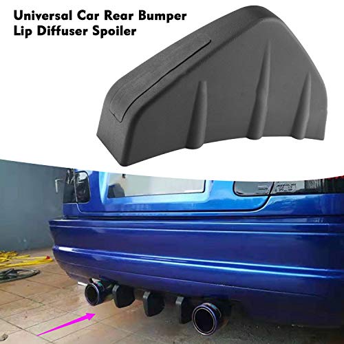 RuleaxAsi Carro Universal Bumper Bumper Lip Difusor Splitter Barbatanas de Tubarão Spoiler Asas Tras