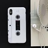 iPhone X Case, iPhone Xs Case, Ebetterr Retro Cassette Tape Protective Cover Shell, Slim Fit Shockproof Soft Flexible TPU Gel Silicone Case for iPhone X (2017)/ iPhone Xs (2018)
