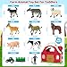 Farm Animals Toys for 1 2 3 4 5 Year Old Toddlers Girls Boys, Big Red Barn Farm Playset with Figures Animals and Tractor Toy for Kids 3-5, Educational Learning Toys, Christmas Birthday Easter Gifts