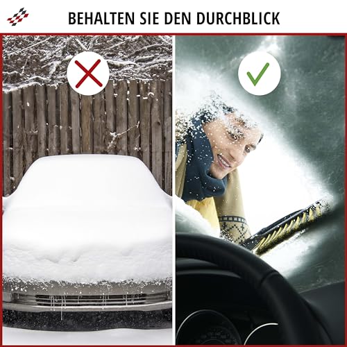 Walser Eiskratzer mit Schneebesen und Teleskopstange, ausziehbar
