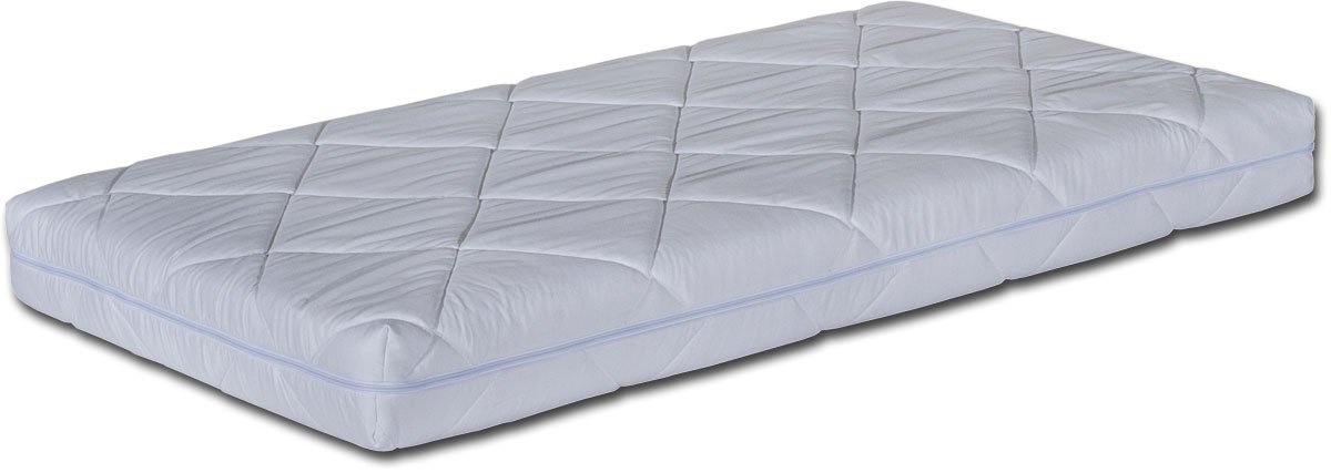 BABY LINE Materasso bambino 60x120 in schiuma di Poliuretano Foam espanso ad acqua - traspirante - antisoffoco - tessuto Cotone - Made in Italy 100%