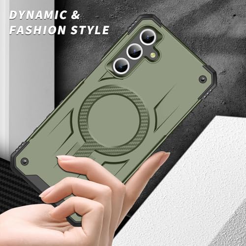 Coque Samsung Galaxy A15 verte antichoc avec dos transparent hybride