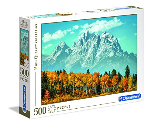 Clementoni - Puzzle 500 piezas grand teton in fall (35034)