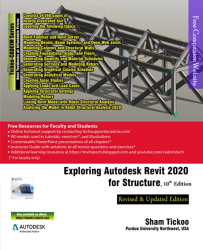 Exploring Autodesk Revit 2020 for Structure, 10th Edition