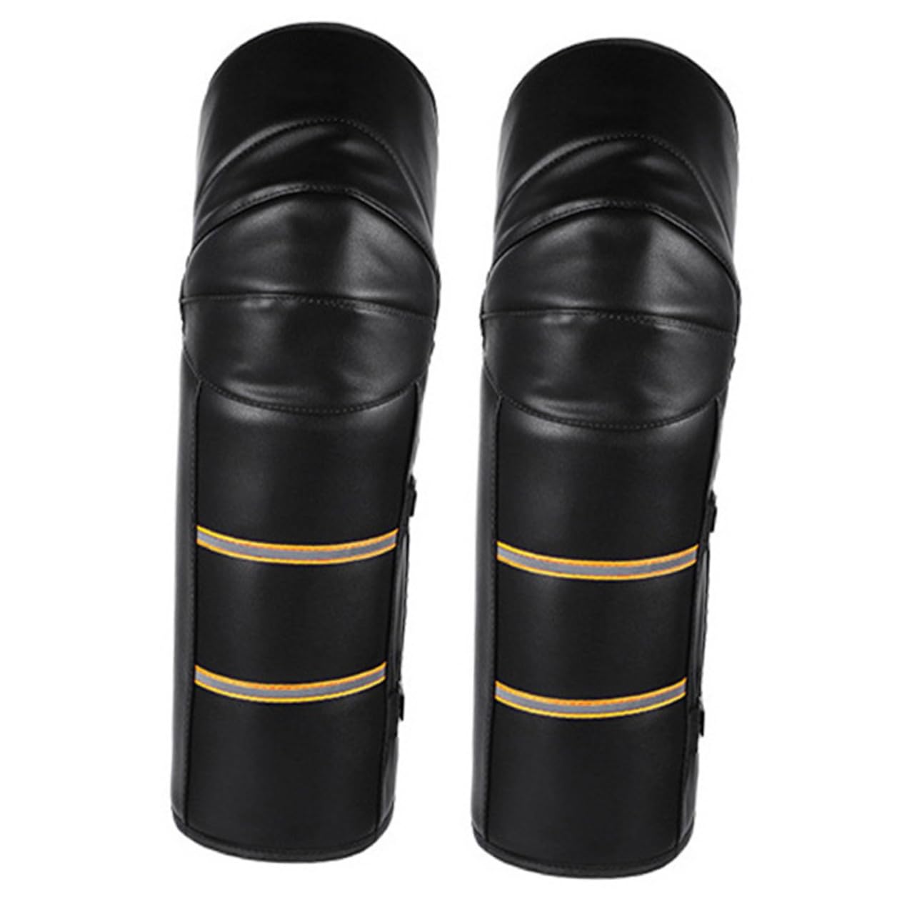 WOFASHPURET 2Pcs Winter Riding Knee Guards Windproof Protective Pads for Cycling Skiing and Outdoor Activities for Cold and Safety Random Color