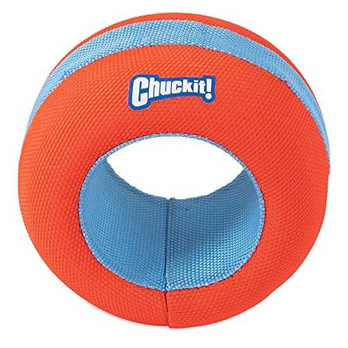 Chuckit! - Amphibious Roller - Verfolgungsspielzeug für Hunde - Unsinkbares Spielzeug, das auf der Wasseroberfläche schwimmt - Rad für Wasserspiele - Einheitsgröße - Durchmesser 10 cm