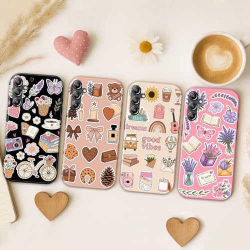 Image of COLORflow Back Cover Compatible with Samsung A14 5G / 4G | Pastel Dreams Collection Customized | Glossy Armoured Bumper with Camera Protection Back Cover Compatible with Samsung Galaxy A14 5G / 4G