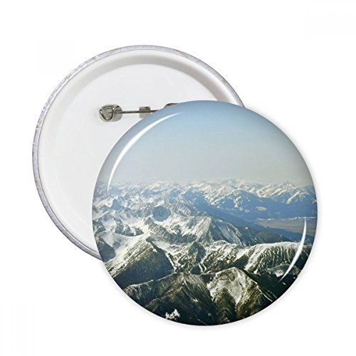 Pins badge bouton pour customiser un vêtement triste motif neige et pins