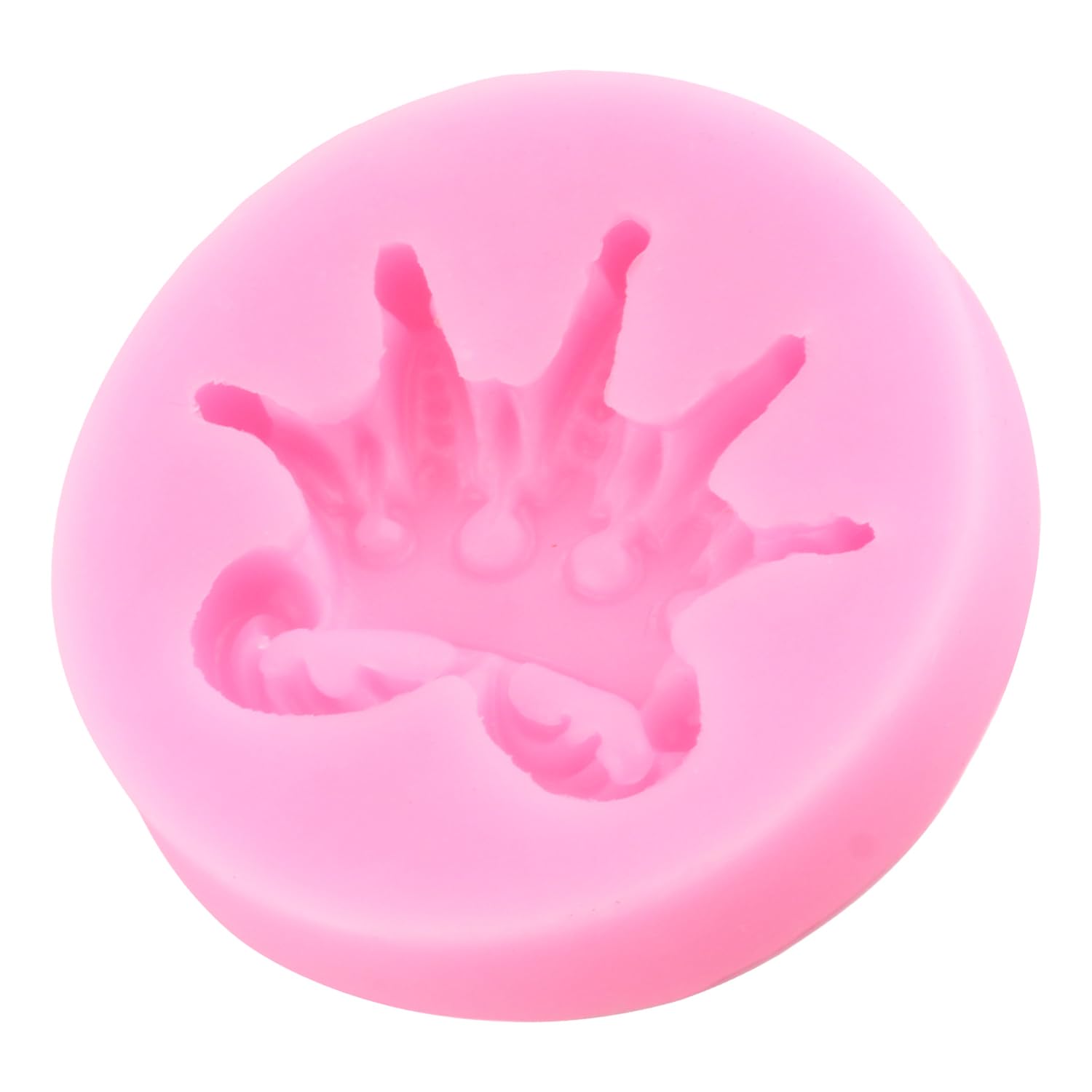 Moule Silicone Couronne Princesse - Pour Chocolat, Fondant, Pâte à Sucre - Résiste -40°C à 230°C