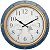 LOMANDA Indoor/Outdoor Clock, 16 Inch Waterproof Wall Clock with Thermometer and Hygrometer, Retro Silent Non-Ticking Battery Operated Outdoor Clock for Home Decor, Patio
