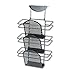 Fellowes 22318 Triple File Pocket, Metal, 12-1/2-Inch x6-3/4-Inch x21-3/8-Inch, Black