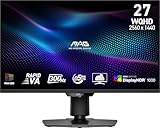 MSI MAG 274QPF X30MV 27-inch 2560 x 1440 (QHD) Gaming Monitor, 300Hz, Adaptive-Synch, HDMI, DisplayPort, VESA Mountable, Tilt, Height Adjustable, Speaker, 0.5ms, Black