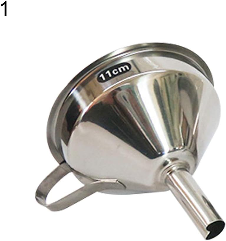 PTpodsm Kitchen Tools, 11/13/15cm Stainless Steel Cone Funnel Pour Oil Liquid Hopper Kitchen Home Tool
