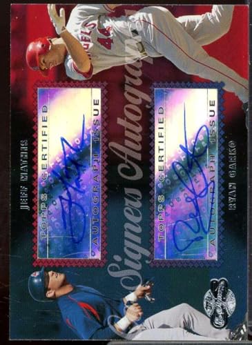 Jeff Mathis/Ryan Garko S Card 2006 Topps Co-Signers Dual