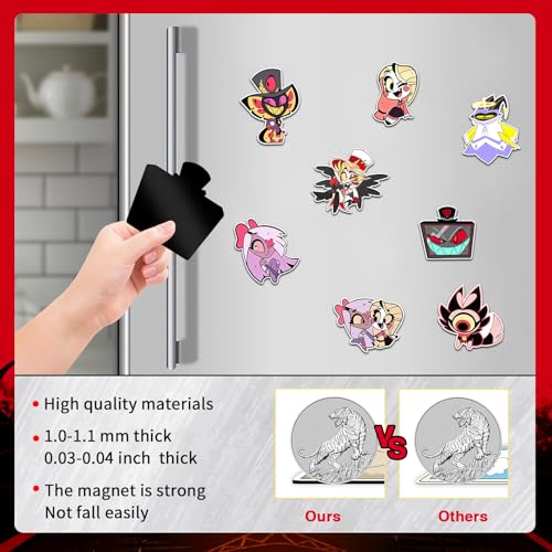 Imanes de nevera cartoon Pounchi 12 unidades miniatura 3