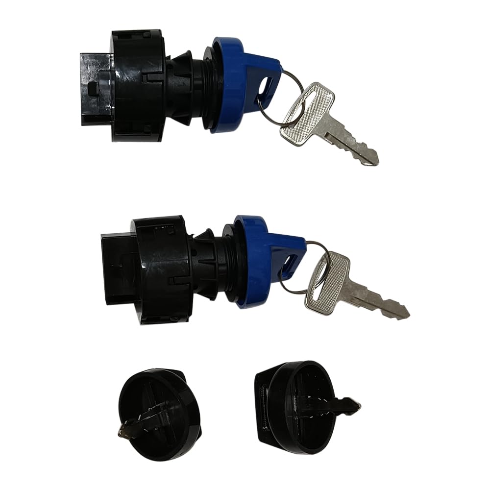 Goodfind68 New 2 PCS Ignition Switch with Keys Compatible with Holland Boomer 3045 2035 3040 20303050 T & TC Series Tractors T2210 T2220 TC29DA TC31DA