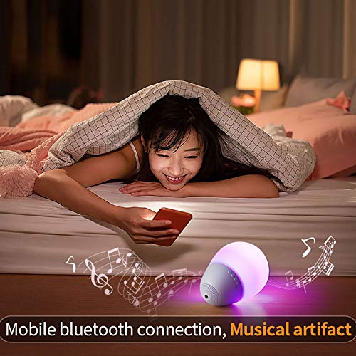Z-XFY Smart LED Light Speaker,Audio Decompression Artifact Interactive Toy Entertainment Funny Sandbag Colorful Light 5.0 Bluetooth Suitable for Home Office