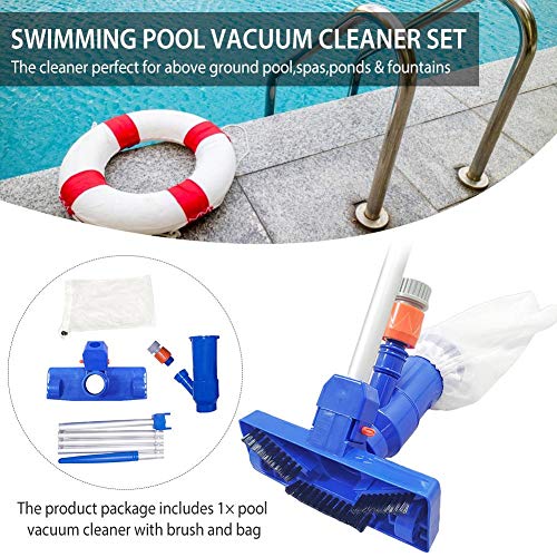 Testina Aspiratrice Per Piscina Flessibile Con Ruote E Spazzole Laterali - Sostituzione Universale Per Pulizia Di Piscine Fuori Terra, Stagni E Vasche - 2