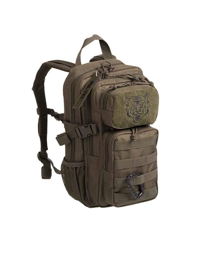 Mil-Tec US Assault Pack Children's Backpack (14L) • Tactical Backpack for School, Outdoor, Military, Hiking • 2 Large Compartments + 2 Front Pockets • Adjustable Shoulder Strap + Chest Strap • Colour:
