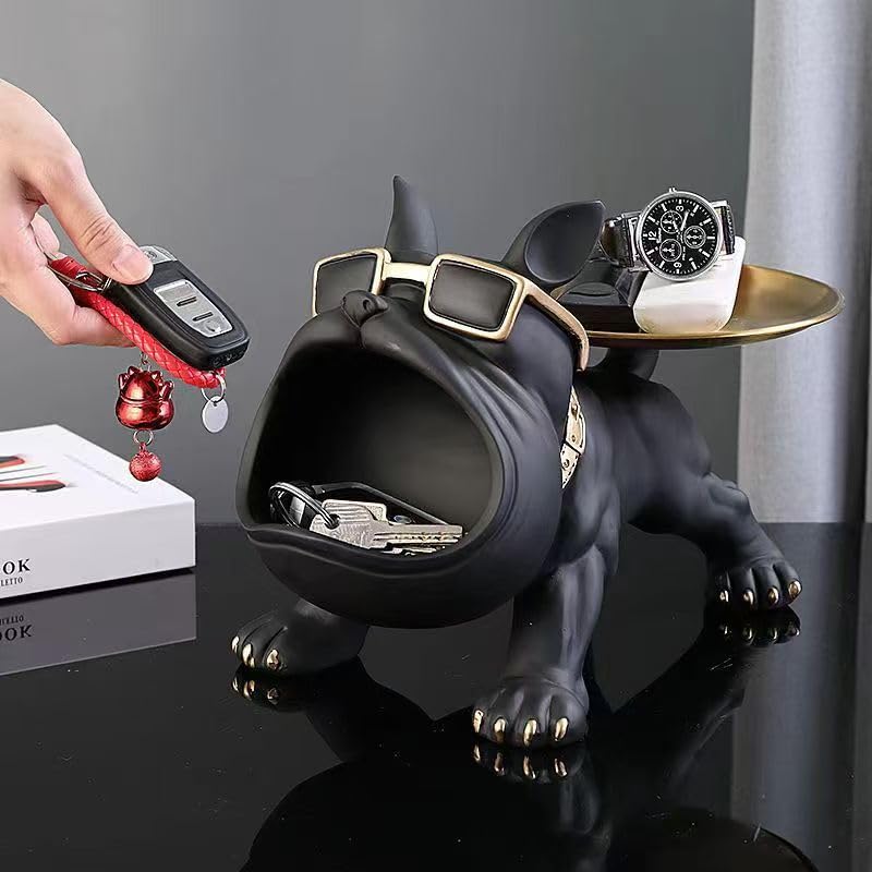 Amazon.co.jp: ブルドッグ鍵置きトレイ 犬型キースタンド - おしゃれ
