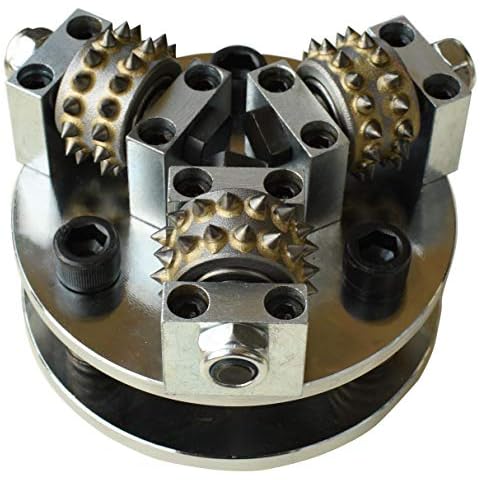 ACTINTOOL 5 Inch 30 Pins Lichi Finish Bush Hammer Plate For Floor Texturing (5/8-11" Thread) Cover