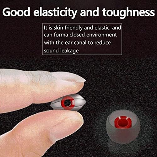 16 Pairs Silicone Earbuds Replacement Earphone Buds Earbuds Ear Tips Earphone Eartips Replacement Noise Isolation Earbud Tips Earbud Caps Small Beats Earbuds Replacement Tips with Case for Earphones