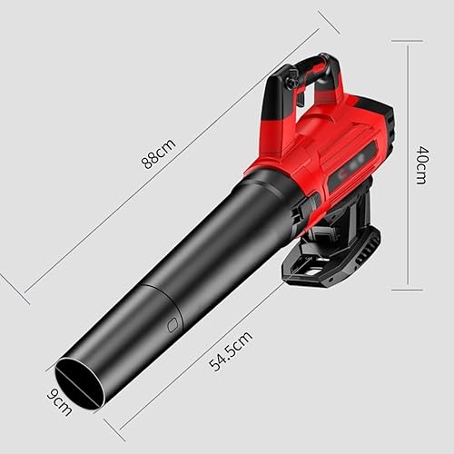 Miniatura 7 de RANRANJJ Soplador de hojas inalámbrico compacto sopladores de hojas eléctricos alimentados por pilas sopladores de aire para el cuidado del césped