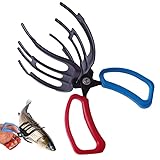 Bysku Upgraded Fish Gripper, 2024 New 2/3 Claw Metal Fishing Pliers Gripper Fish Control Clamp, Multifunctional Three Teeth Fishing Pliers for Most Freshwater Fish Grip Tackle Holder (3 Claw)
