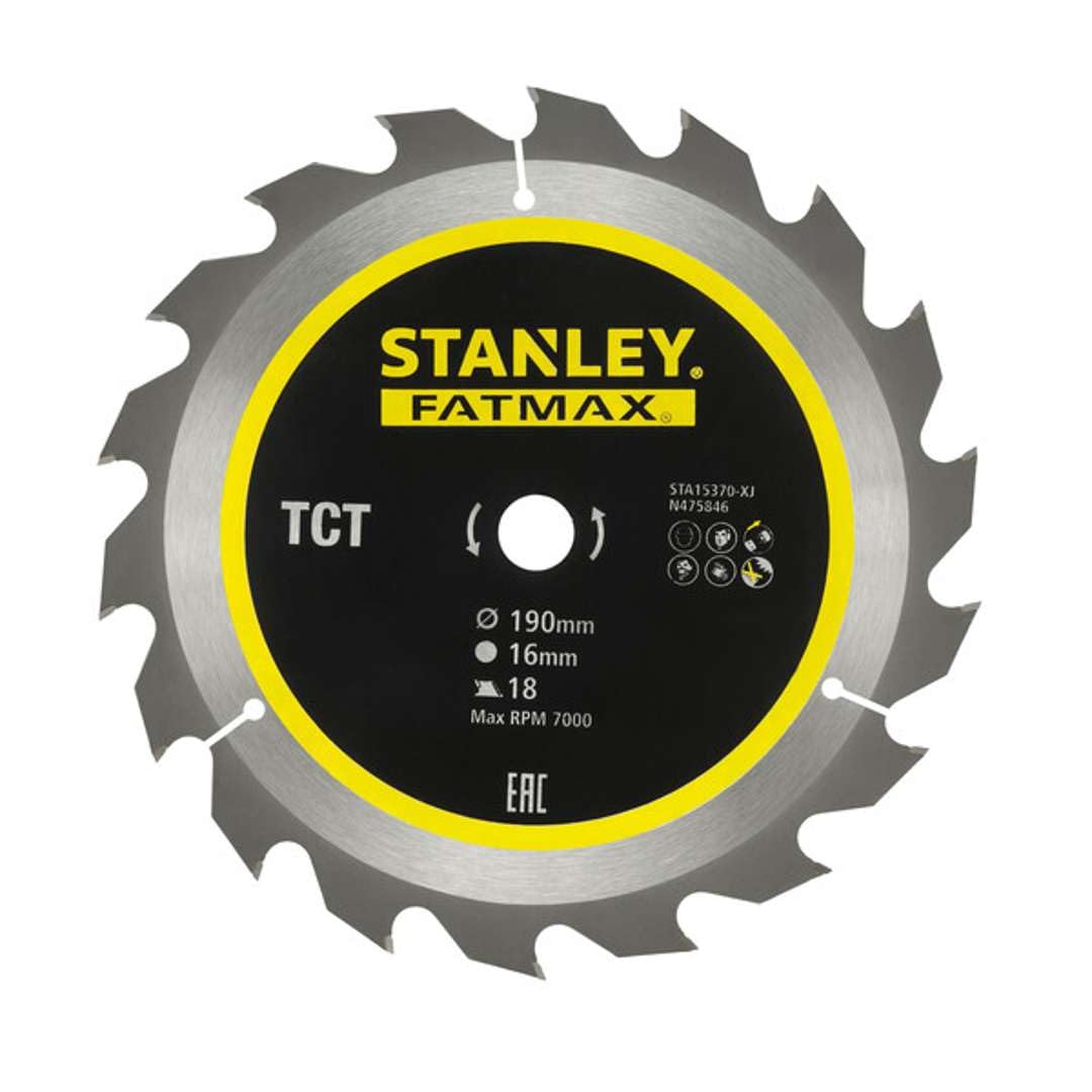 Lame TCT STANLEY FATMAX 190x16 pour des coupes longitudinales sans effort