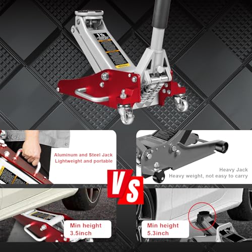 Big Red 1.5 Ton Aluminum/Steel Racing Jack