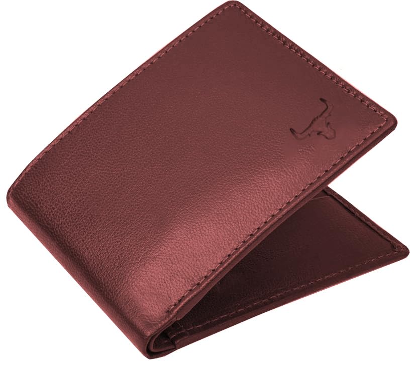 Image of WILD NAPA RFID Protected Brown Genuine Leather Wallets for Men (Brown)