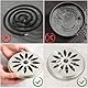 4 Stück Edelstahl Mückenspirale Halter Behälter mit Deckel Räucherspiralen Halter Portable Räucherstäbchenhalter Spulenhalter für Zuhause,Garten,Camping,Reisen,Angeln Outdoor (Silber)