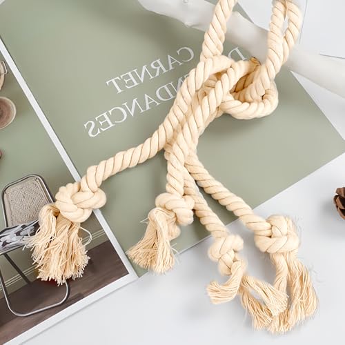 Rope Belt, Tie Belts For Women Dresses, Tassel Braided Boho Crochet String Belt, Strong And Durable, Fashionable And Retro For Matching With Pants, Jackets Or Jeans, Dresses, Etc(Off-White)4