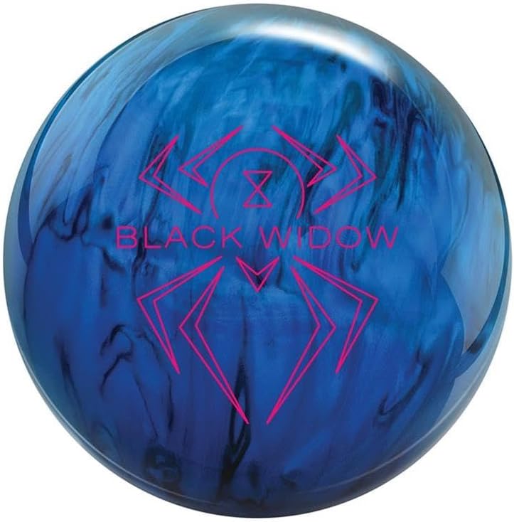Bowlerstore Products Hammer Professionally Drilled Black Widow Mania Bowling Ball - Cobalt/Black