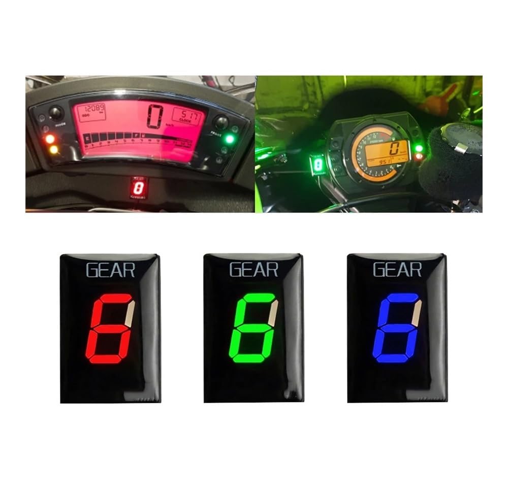 Velocità Indicatore Indicatore Di Marcia Per GSXR1000 Per GSXR 1000 2001-2016 Accessori Moto 1-6 Velocità Display Della Meter