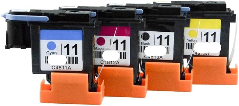 Compatible with Designjet 70 100 110 500 510 500PS C4810A C4811A C4812A C4813A Universal Fit Printhead1 Set