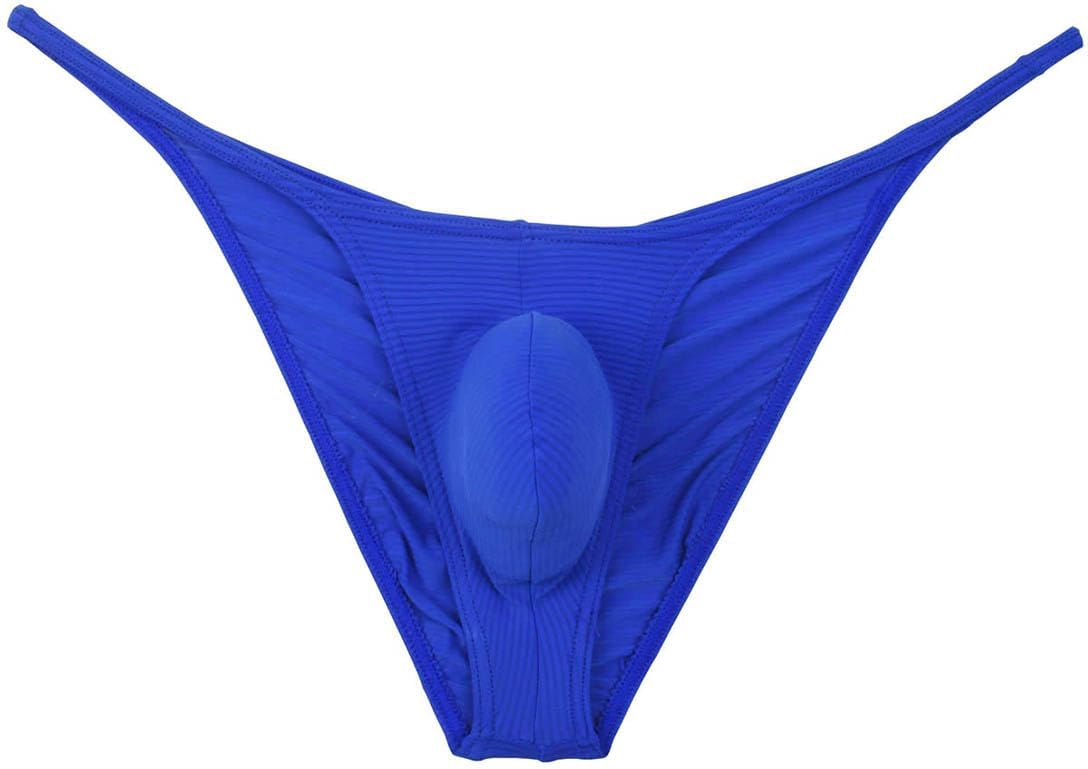 Men's Ultra Thin Ice Silk Cheeky Briefs Underwear Male Bulge Pouch Pucker Butt Bikinis Underpants String Lingeries - Image 9