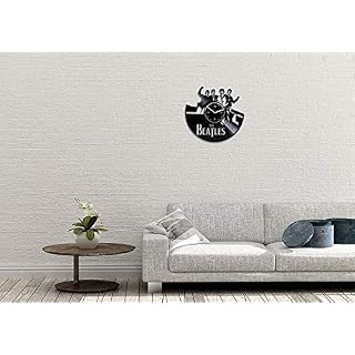 LKCAK Horloge Beatles Horloge Art Mural - Les Beatles, Paul McCartney, John Lennon, RIngo Starr, George Harrison LKCAK Horloge Beatles Horloge Art Mural – Image 4