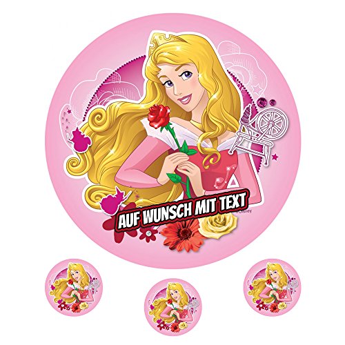Tortenaufleger Fototorte Oblate Tortenbild Geburtstag eßbar Motiv: Prinzessin Aurora (Oblatenpapier) Cover