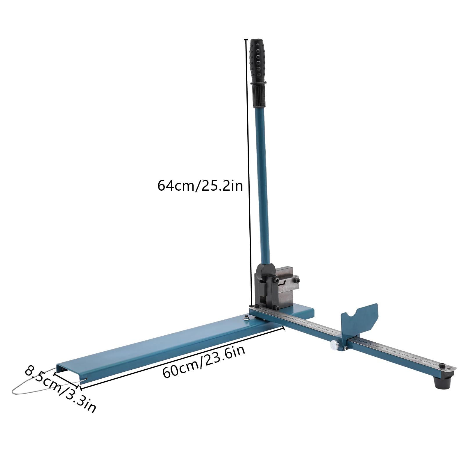 Dodoam Rail Cutter, Rail Cutting Machine, Guide Rail Cutter with Measuring Ruler,Blue (US Sttock)