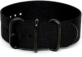 Ballistic Nylon NATO 1 Piece Watch Strap (PVD Buckle) 18mm 20mm 22mm 24mm 26mm