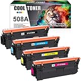Cool Toner Compatible Toner Cartridge Replacement for HP 508A 508X CF360X CF360A Work with Color...