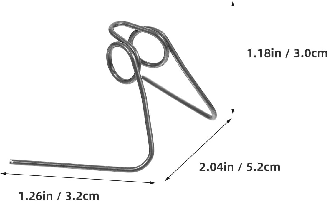 OUNONA Motorcycle Brake Pad Springs Replacement Clips for Electric Scooter and Bike Disc Brakes Metal Compression Return Springs 2.04 X 1.25 X 1.18 Inches Durable Brake System Parts