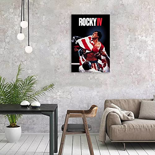 Subact Classic Movie Rocky Balboa Poster 12X18Inches（30X45Cm Unframed Canvas Wall Art Poster For Room Aesthetic Motivational Paintins Morden Room Decor #TOP4