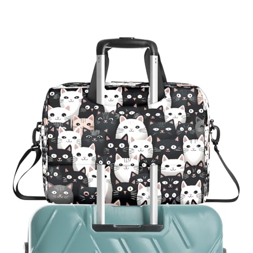 Maletín para portátil 16 pulgadas negro blanco miniatura 6