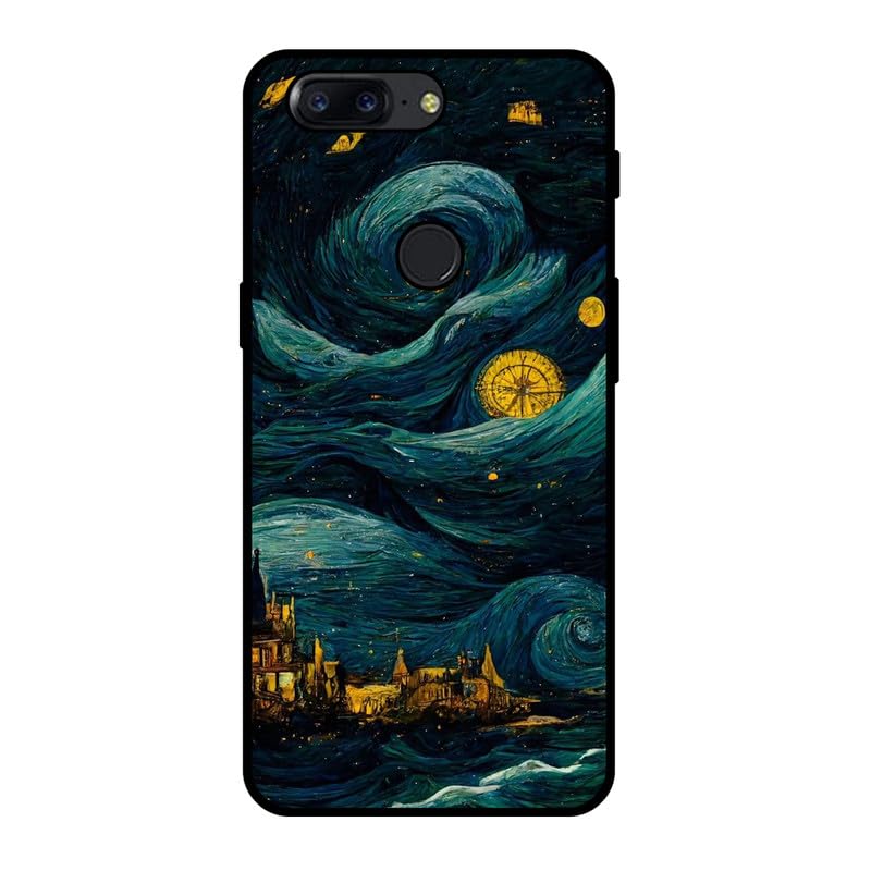 KARTXITAI Funda Case Compatible con OnePlus 5T A5010,Protectora de Cuerpo Completo con Tacto Suave y Sedoso,Carcasa de Silicona Cover,Gel Flexible,Regalo Original - mar