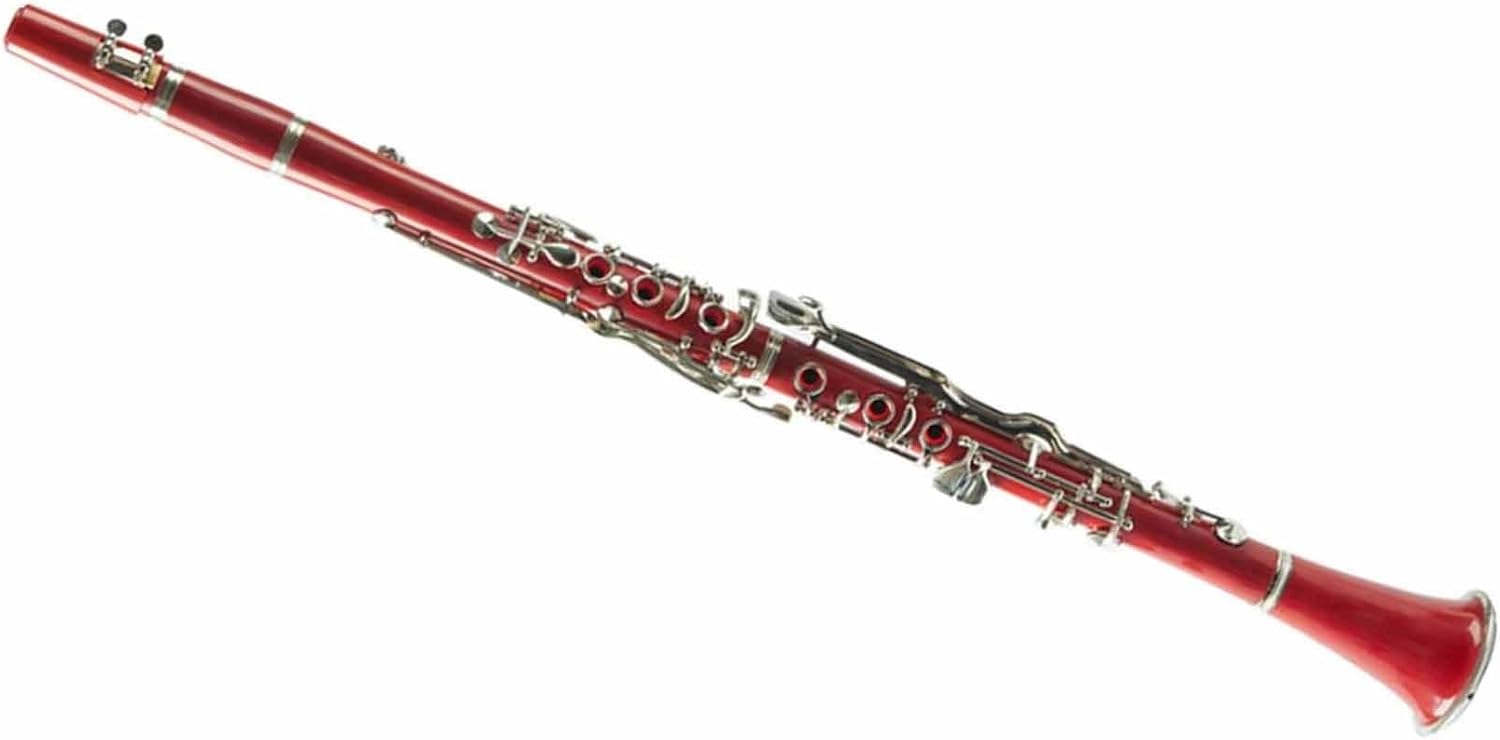 Red Plastic Clarinet G Key Nickel Plated 18 20 Keys