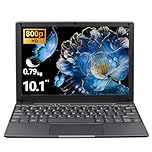 LONGEVINCE Mini Ordinateur Portable De 10,1 Pouces, Processeur Celeron N4020,1280 * 800, Mémoire 8G, BT5.0, Type-C, USB3.0 * 2, Mini HDMI, Carte TF,0,79 Kg(Gris,8GB+256G SSD)