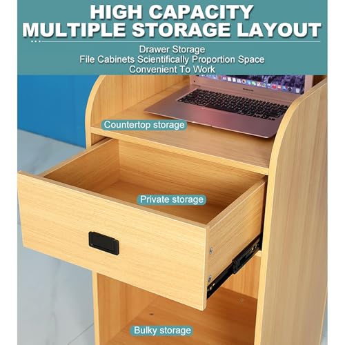 Table de réception moderne pour optimiser l'accueil encombré d'un hôtel