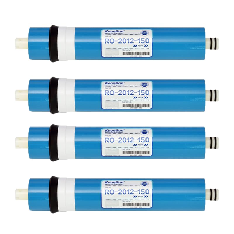 Membrana RO-2012-150 GPD ad Alte Prestazioni - Serie Residenziale - per Impianti ad Osmosi - 4 Pezzi